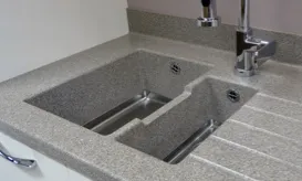 molded commercial wash basin