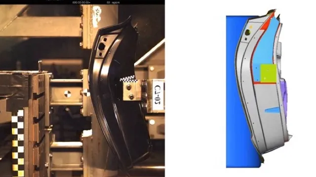 finished part side by side with design drawing