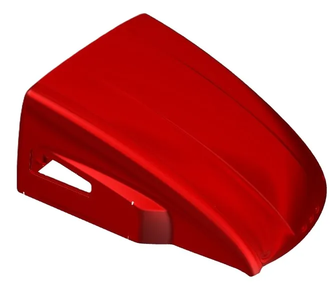 Red composite kenworth roof