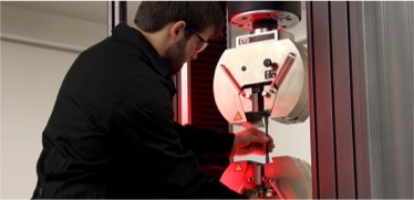 technician works with composite tool